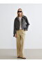 Shirt Collar Women's Leather Look Jacket