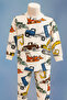 100% Cotton Boys' Car Patterned Long Sleeve Pajama Set 3–13 Years - 4