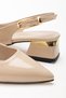 Buckle Detailed Heeled Open-Back Women's Heeled Shoes - 2