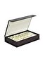 Premium Spinner Domino Set with Luxury Leather Box 28 Pieces Double 6 Stone 2-4 Players - 6
