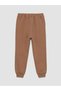 Vizyon New Season Brown Printed Baby Boy Jogger Sweatpants - 2