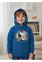 Unisex 100% Cotton Snoopy Printed Kids Hooded Sweatshirt - 2