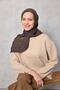 Viscose Velora Scarf Four Seasons Dark Brown 90X90 - 2