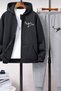 Unisex Hooded Sports Tracksuit Set Printed Football Golf Basketball Printed Comfortable Casual 2-Piece Combination - 2
