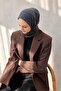 Viscose Velora Scarf Four Seasons Brown Burgundy 90X90 - 3