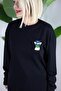 1133 Bear Embroidered Basic Sweat - 3