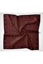 Viscose Velora Scarf Dark Purple Patterned Four Seasons Lightweight 90X90 - 7