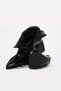 Black Patent Leather Fur Genuine Leather Zippered Jurdan Sole Thick Heeled Women's Boots Tg0906419