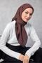 Viscose Velora Scarf Four Seasons Plum Brown 90X90 - 6