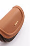 Shoulder Bag with Strap 385 Brown Dotted - 2
