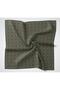 Viscose Velora Scarf with Clover Pattern in Petrol Blue, 90X90 - 7