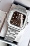 Original Gift Men's Watch with Calendar Silver Color Steel Band 3 Atm Water Resistant Hme2078C5 - 3
