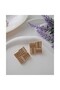 Square Shape Line Earrings - Special Series Brand Model Earrings - 2