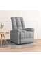 Recliner Chair Light Grey Fabric
