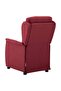 Recliner Chair Wine Red 66.5 x 94 x 101.5 cm Polyester - 4