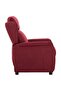 Recliner Chair Wine Red 66.5 x 94 x 101.5 cm Polyester - 2