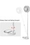 Retractable Fan, Portable USB Fan, Height Adjustable Standing Fan - 5
