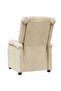 Recliner Chair Cream Fabric - 6