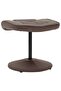 TV Armchair with Foot Stool Brown Faux Leather - 6