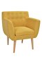 Armchair Yellow Fabric
