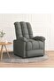 Recliner Chair Dark Grey Fabric