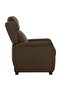 Recliner Chair Brown 66.5 x 94 x 101.5 cm Polyester - 2