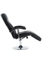 TV Armchair Black Faux Leather - 2