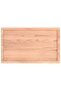 Table Top Light Brown 100x60x(2-6) cm Treated Solid Wood Oak - 2