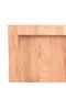 Table Top Light Brown 140x40x(2-4) cm Treated Solid Wood Oak - 6