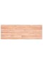 Table Top Light Brown 140x50x(2-4)cm Treated Solid Wood Live Edge