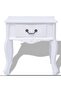 Bedside Cabinets 2 pcs MDF White - 2