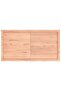 Table Top Light Brown 120x60x(2-4)cm Treated Solid Wood Live Edge - 2