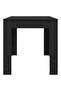 Dining Table Black Oak 140 x 74.5 x 76 cm Engineered Wood - 5