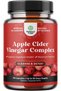 Cleansing Apple Cider Vinegar Capsules - ACV Cleanse and Detox Pills for Gut and Digestive Health wi