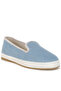 Women Denim Slip On Loafers in Light Blue