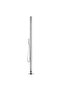 Garden Shower with Brown Base 225 cm Stainless Steel - 6