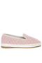 Women Round Toe Slip-On Loafers in Pink - 3