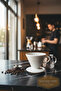 V60 - موزع القهوة - سيراميك - لتحضير القهوة - أبيض - 2