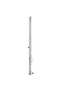 Garden Shower with Grey Base 225 cm Stainless Steel - 4
