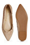 Women Casual Walking Metallic Loafers Beige - 5