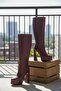 Jollyyy Bitter Brown Skin Women's Double Platform High Heel Boots