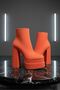 Vegaaa Faux Leather Orange Suede Square Toe Double Platform Thick Heeled Women's Boots