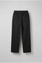 Men's Baggy Fit Gabardine Fabric Trousers Black - 2