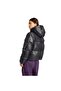 W Z.N.E. Puffer Women's Black Jacket Jl6907 - 4
