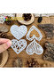 original Lovely Valentines Day Graffiti Loves Hearts Metal Cutting Dies Scrapbooking Decorative E... - 5