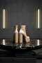 Vegaaa Ten Suede Square Toe Double Platform Thick Heeled Women's Boots - 2