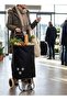 Shopping Trolley With Insulated Bag, Black with Snowflake Design, Wheeled Cart with Thermal - 3