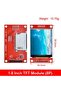 وحدة شاشة LCD TFT مقاس 1.8 بوصة CCA4، وحدة شاشة LCD، ST7735، واجهة SPI تسلسلية، 51 مشغل، 4 مشغل إدخال/إخراج، دقة TFT... - 4