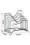 1PC Pot Lid Rack Storage Pan Lid Cover Cabinet Pantry Holder Rack Organizer Multifunctional Kitch... - 6