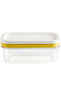 LMETJMA Butter Dish with Lid Rectangle Butter Keeper with Cutter Slicer Butter Box for Refrigerat... - 8